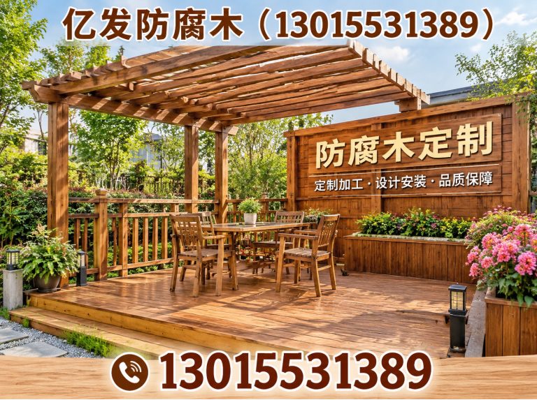 二七区防腐木地板展示图