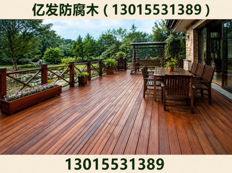 二七区亿发防腐木展示图